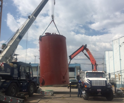 MANIOBRA Y TRASLADO DE TANQUE PARA GRUPO MODELO MANIOBRA Y TRASLADO DE TANQUE PARA GRUPO MODELO